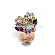 Joyería cristalina magneitic elegante de la broche del florero barato de la vendimia